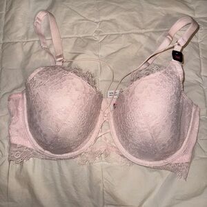 La SENZA Pink Lace Full-Coverage Bra So Free Collection 36C